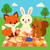 Happy Woodland Critters Picnic - DIY Painting By Numbers Kit