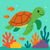 Underwater Turtle Tale - DIY Painting By Numbers Kit Underwater Turtle Tale - DIY Painting By Numbers Kit