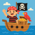 Pirate Treasure Adventure - DIY Painting By Numbers Kit