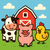 Playful Farmyard Friends - DIY Painting By Numbers Kit