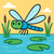 Mystical Dragonfly by the Pond - DIY Painting By Numbers Kit