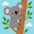 Curious Koala Climbing Tree - DIY Painting By Numbers Kit