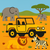 Adventurous Safari Jeep - DIY Painting By Numbers Kit