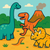 Prehistoric Pals Safari - DIY Painting By Numbers Kit