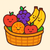 Rainbow Fruit Basket - DIY Painting By Numbers Kit