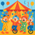 Circus Clown Parade - DIY Painting By Numbers Kit