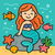 Mermaid Magic - DIY Painting By Numbers Kit