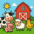 Farmyard Fun Gathering - DIY Painting By Numbers Kit