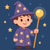 Whimsical Wizard - DIY Painting By Numbers Kit