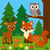 Forest Animal Gathering - DIY Painting By Numbers Kit