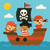 Adventurous Pirate Voyage - DIY Painting By Numbers Kit