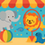 Funny Circus Animals - DIY Painting By Numbers Kit