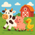 Friendly Farmyard Parade - DIY Painting By Numbers Kit