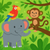 Jungle Friends - DIY Painting By Numbers Kit