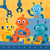 Robot Factory Fun - DIY Painting By Numbers Kit
