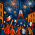 Bastille Day Celebrations - France - DIY Painting By Numbers Kit