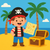 Pirate Treasure Hunt - DIY Painting By Numbers Kit