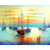 Sunset Boats - DIY Painting By Numbers Kits