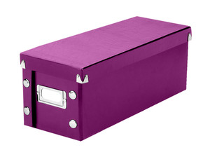 Snap-N-Store CD Storage Box, Berry - SNS03313
