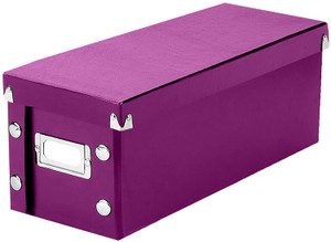 Snap-N-Store CD Storage Box, Berry, 2 Pack - SNS02067