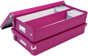 Snap-N-Store Cassette Box, Berry, 2 PK