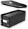 Snap-N-Store CD Storage Box, Black, 2 Pack - SNS01617-AMZ