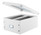 Snap-N-Store Double Wide CD Storage Box, White - SNS03314