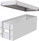 Snap-N-Store Standard CD Storage Box, White, 2 Pack - SNS02066