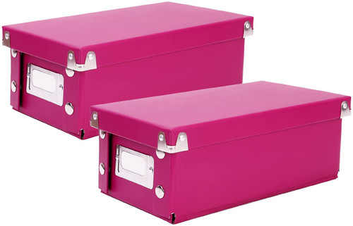 Snap-N-Store 3x5 Box, Berry , 2 PK Snap-N-Store 3x5 Box, Berry , 2 PK