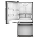 Kitchenaid® 19 Cu. Ft. 30-Inch Standard-Depth Bottom Mount Refrigerator with Left Door Swing KRBL130SPS