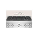 KitchenAid® 30-Inch 4 Burner Commercial-Style Gas Range with No Preheat Air Fry Mode KFGS930SSS