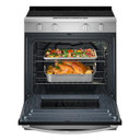 Whirlpool® 30-inch Electric Smart Range with Air Cooking Technology and Steam Clean YWSES4530TZ
