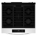 Whirlpool® 30-inch Gas Smart Range with No Preheat Mode and Steam Clean WSGS3330TW