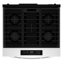 Whirlpool® 30-inch Gas Smart Range with No Preheat Mode and Steam Clean WSGS3330TW