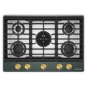 Kitchenaid® Gas-on-Metal Cooktop with an Integrated Wok Grate and CookShield™ Finish KCGK730SJP