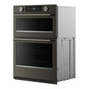 Kitchenaid® 30-inch Smart Electric Combo Wall Oven with Intelligent Cooking Camera - Black Ore KOEC930SBE