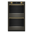 Kitchenaid® 30-inch Smart Electric Double Wall Oven with Intelligent Cooking Camera - Black Ore KOED930SBE