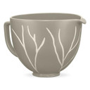 Kitchenaid® 5 Quart Bare Leaves Ceramic Bowl KSM2CB5BL