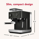 KitchenAid.ca Exclusive Colour - Semi Automatic Espresso Machine with Burr Grinder KES6551BK