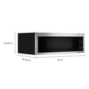 Whirlpool® 1.1 cu. ft. Low Profile Microwave Hood Combination YWML35011KS