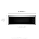 Whirlpool® 1.1 cu. ft. Low Profile Microwave Hood Combination YWML35011KS