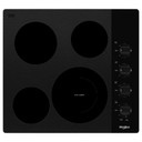 Whirlpool® 24-inch Compact Electric Ceramic Glass Cooktop WCE55US4HB Whirlpool® 24-inch Compact Electric Ceramic Glass Cooktop WCE55US4HB