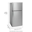 Whirlpool® 30-inch Wide Top Freezer Refrigerator - 19 cu. ft. WRT549SZDM