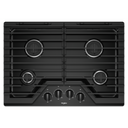 30-inch Gas Cooktop with EZ-2-Lift™ Hinged Cast-Iron Grates WCG55US0HB