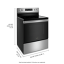 5.3 Cu. Ft. Whirlpool® Electric 5-in-1 Air Fry Oven YWFE550S0LZ