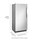 Whirlpool® 30-Inch Wide SideKicks® All-Freezer with Fast Freeze - 18 cu. ft.  WSZ57L18DM