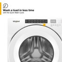 Whirlpool® 5.0 cu. ft. Closet-Depth Front Load Washer with Intuitive Controls WFW560CHW