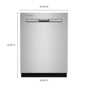 Maytag® Top control dishwasher with Third Level Rack and Dual Power Filtration MDB8959SKZ