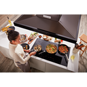 Kitchenaid® 36" Island-Mount, 3-Speed Canopy Hood KVIB606DBS