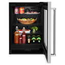 Kitchenaid® 24 Undercounter Refrigerator with Glass Door KURR214KSB